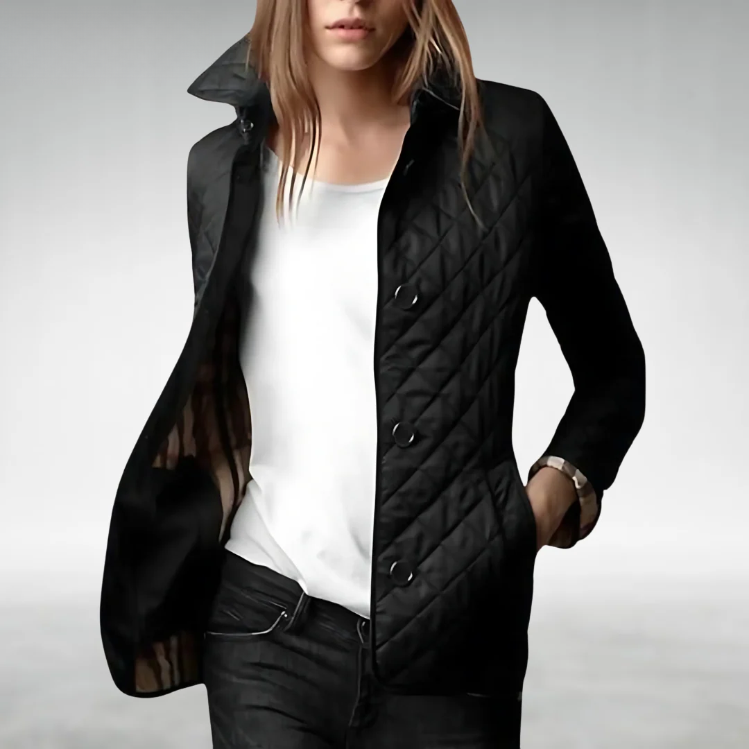 Lightweight Quilted Jacket with Zip Fastening