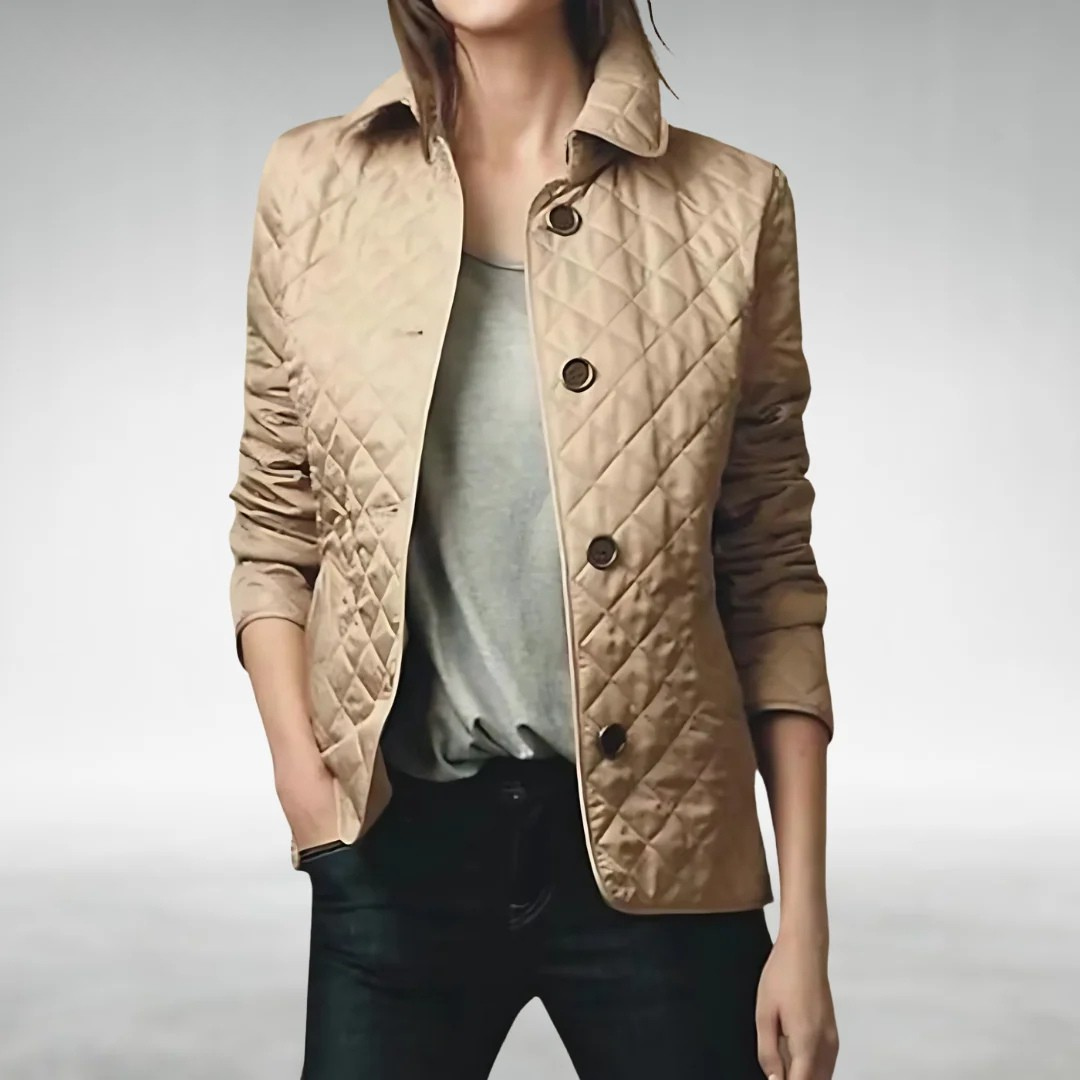 Lightweight Quilted Jacket with Zip Fastening