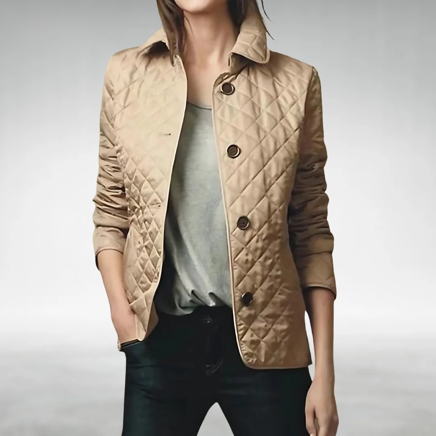 Lightweight Quilted Jacket with Zip Fastening