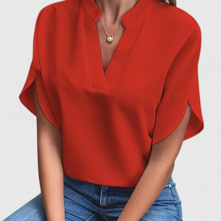Women's Chic V-Neck Blouse