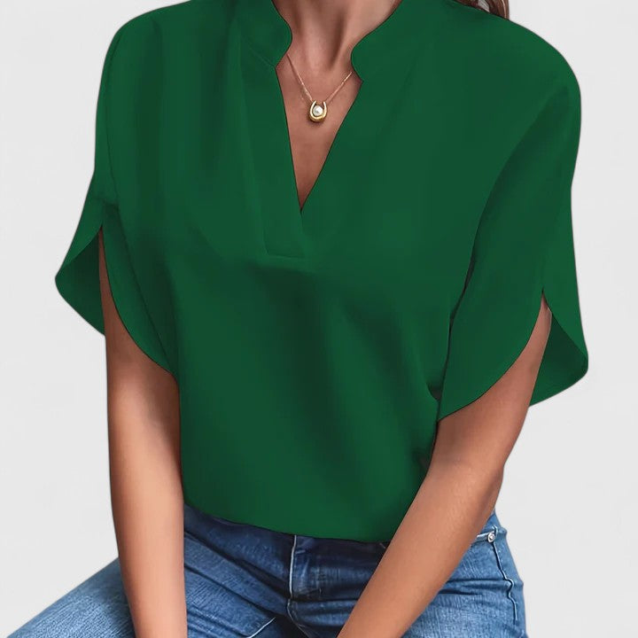 Women's Chic V-Neck Blouse