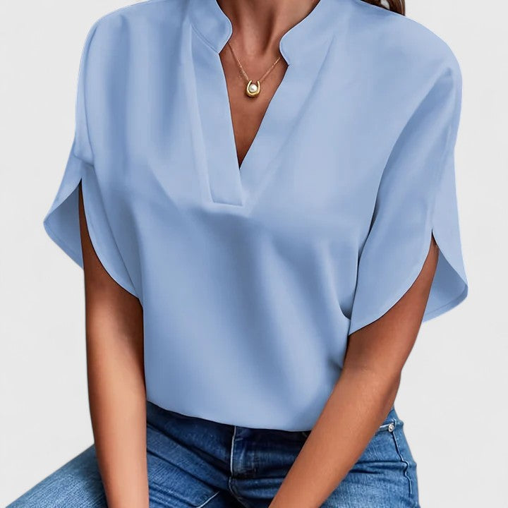 Women's Chic V-Neck Blouse