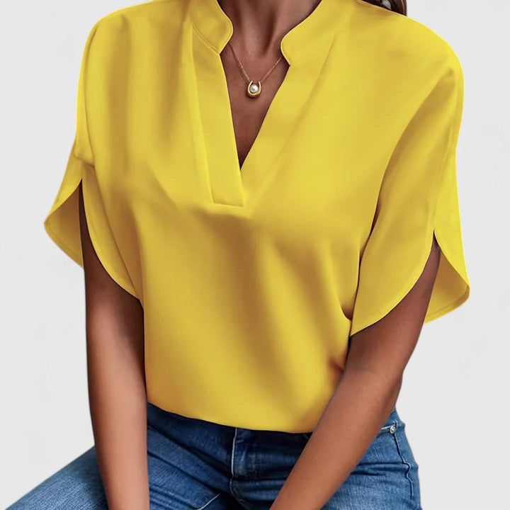 Women's Chic V-Neck Blouse