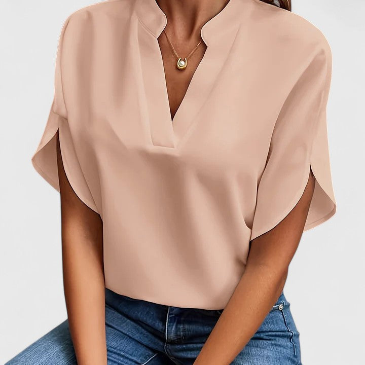 Women's Chic V-Neck Blouse