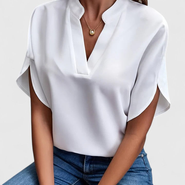 Women's Chic V-Neck Blouse