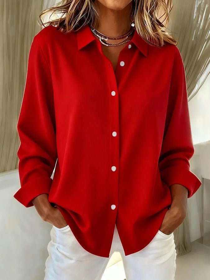 Women's Oversized Button Up Shirt
