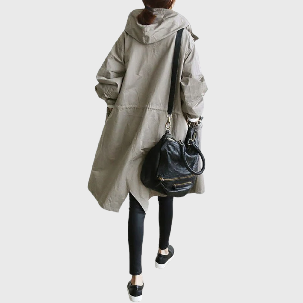 Women's Long Relaxed Trench Coat