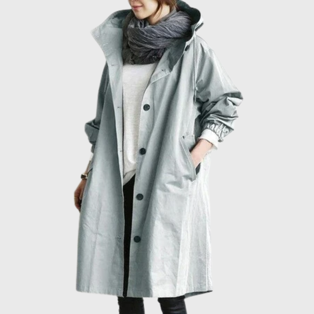 Women's Long Relaxed Trench Coat
