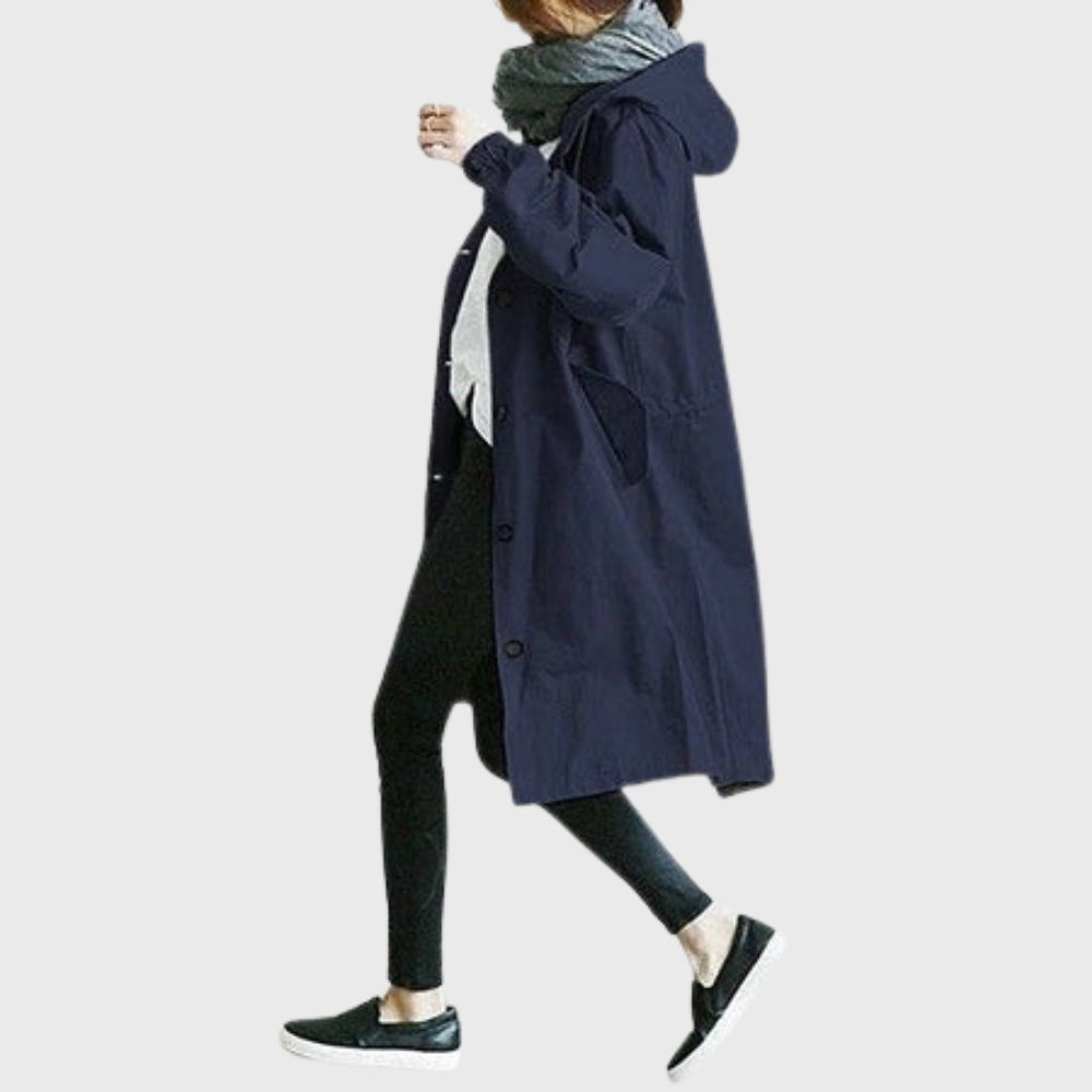 Women's Long Relaxed Trench Coat