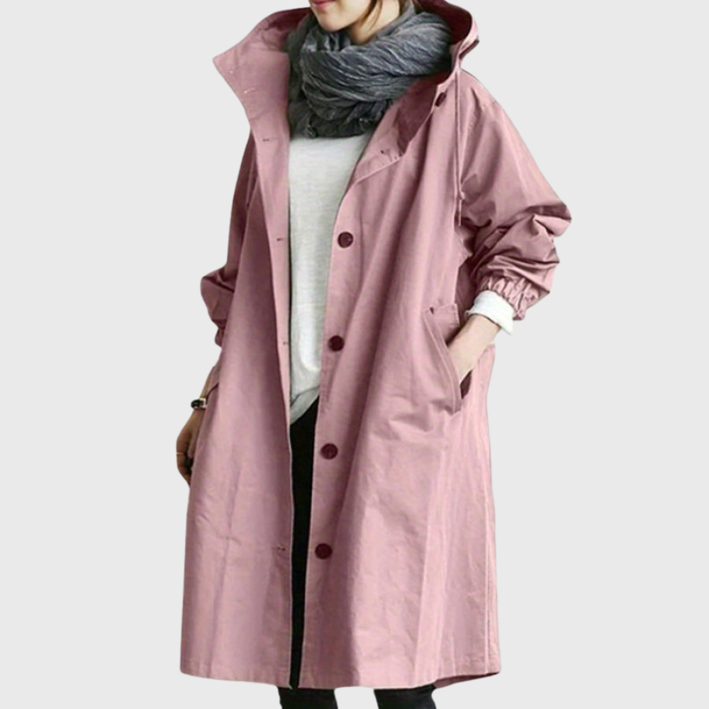 Women's Long Relaxed Trench Coat