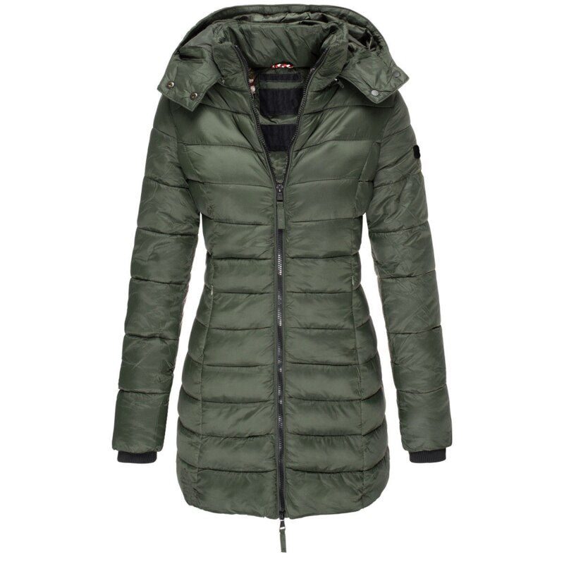 Women's Hooded Winter Puffer Coat
