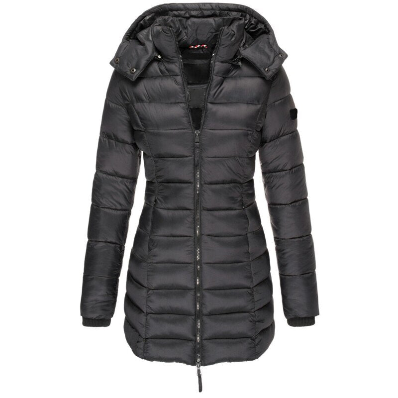 Women's Hooded Winter Puffer Coat