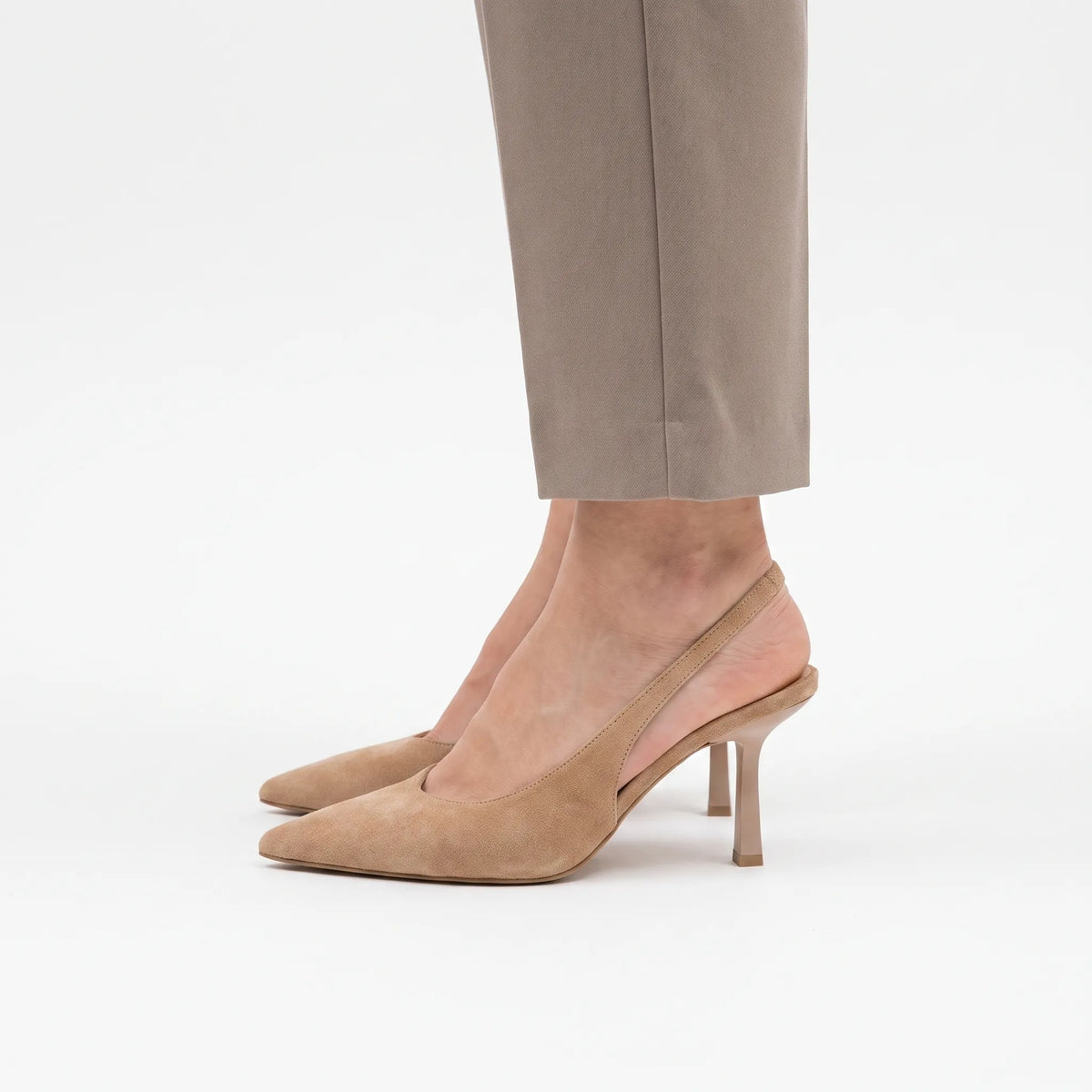 Pointed Slingback Heels