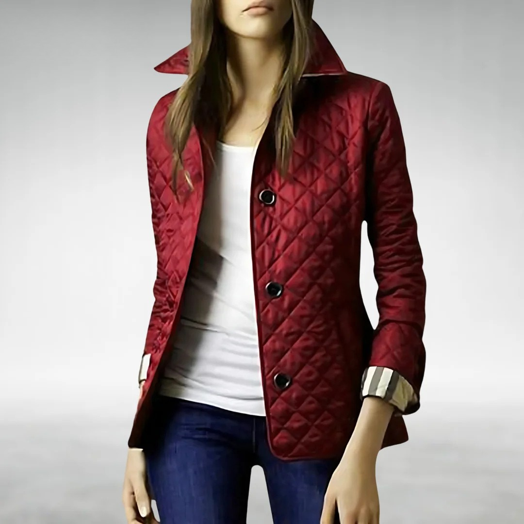 Lightweight Quilted Jacket with Zip Fastening