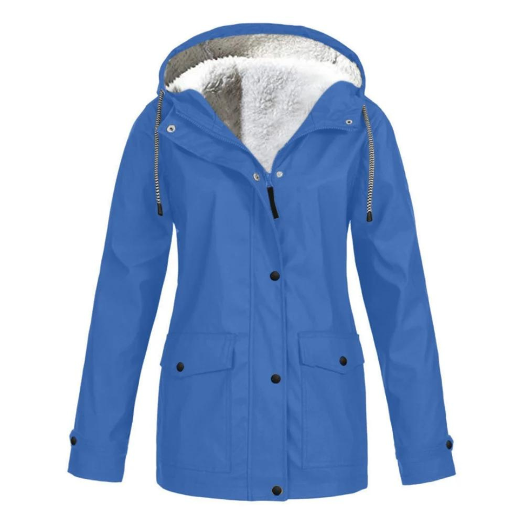 Women's Elegant Waterproof Jacket with Cosy Lining
