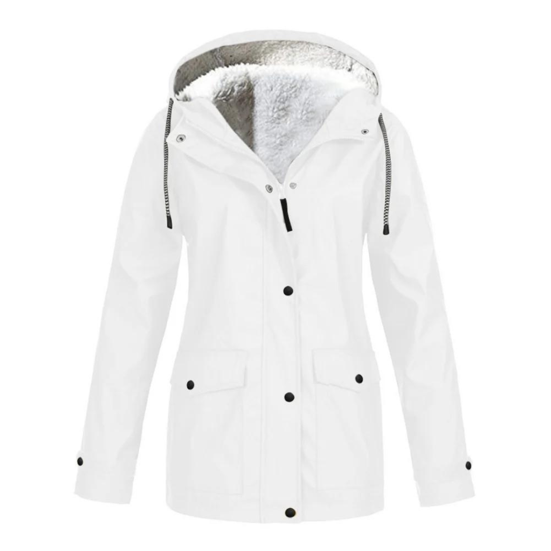 Women's Elegant Waterproof Jacket with Cosy Lining