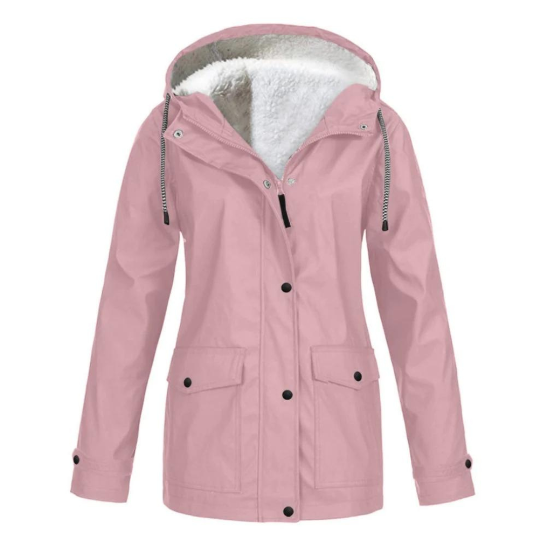 Women's Elegant Waterproof Jacket with Cosy Lining