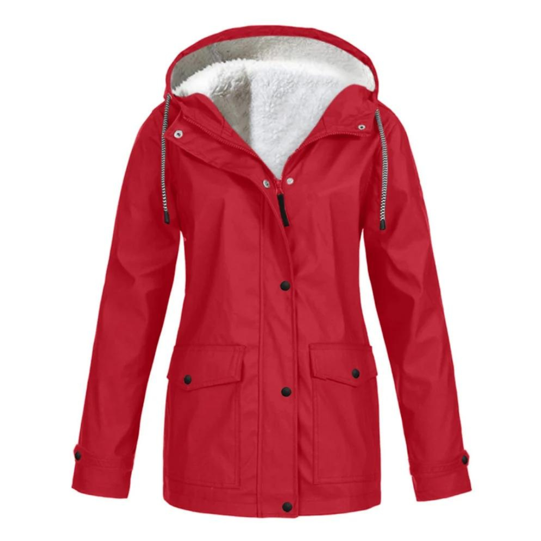 Women's Elegant Waterproof Jacket with Cosy Lining