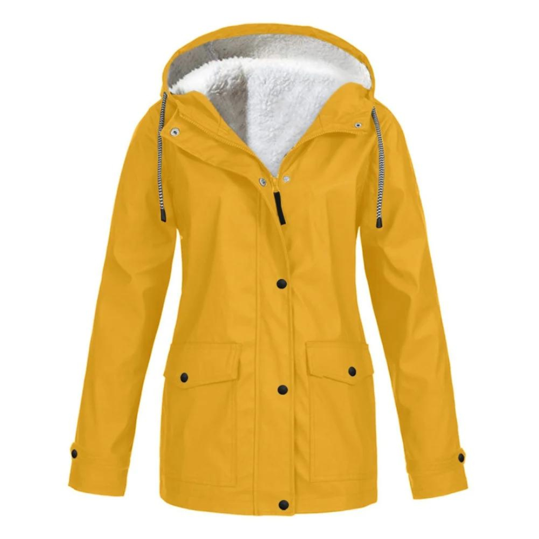 Women's Elegant Waterproof Jacket with Cosy Lining
