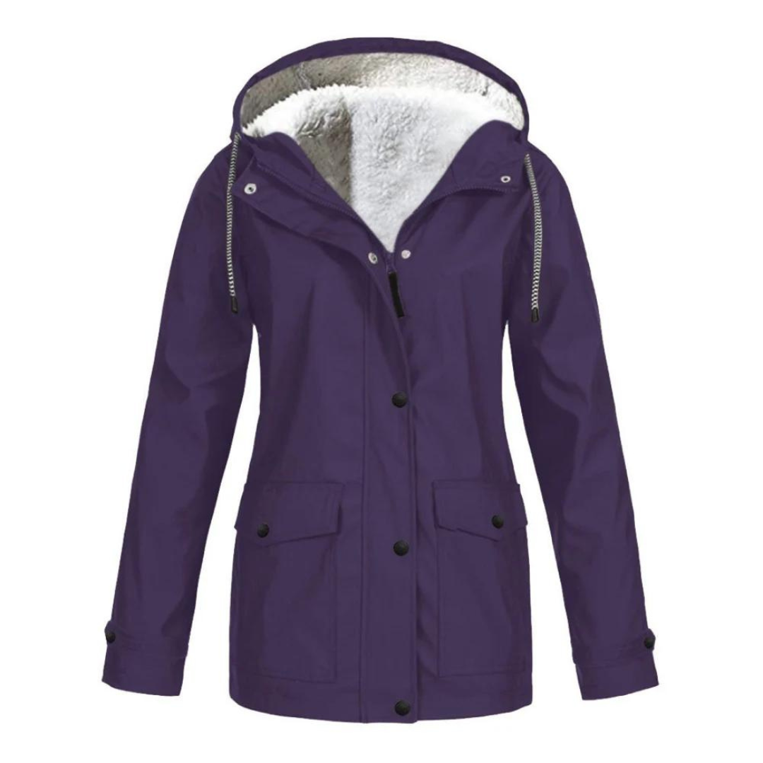 Women's Elegant Waterproof Jacket with Cosy Lining