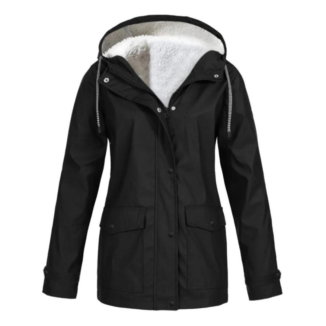 Women's Elegant Waterproof Jacket with Cosy Lining