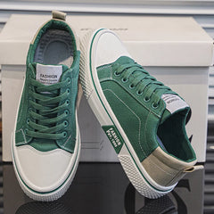 Men's Breathable Lace-Up Skate Trainers with Flexible Sole