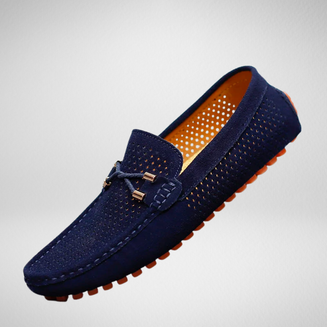 Men's Breathable Slip-On Loafers with Cushioned Sole