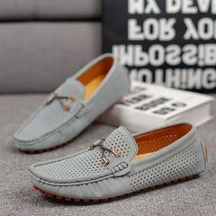 Men's Breathable Slip-On Loafers with Cushioned Sole