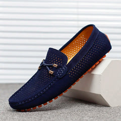 Men's Breathable Slip-On Loafers with Cushioned Sole
