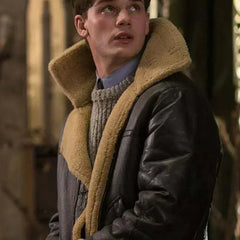 Men's Classic Aviator Jacket with Zip Closure