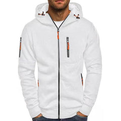 Men's Classic Hoodie with Double Layer Hood and Front Pockets