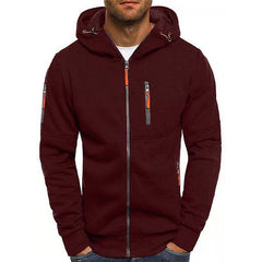 Men's Classic Hoodie with Double Layer Hood and Front Pockets
