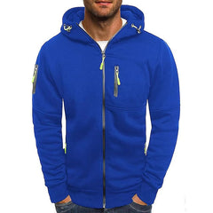 Men's Classic Hoodie with Double Layer Hood and Front Pockets