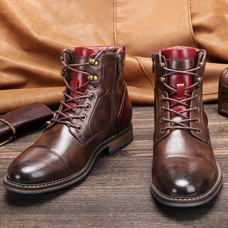 Men's Classic Oxford Boots for Business and Casual Wear