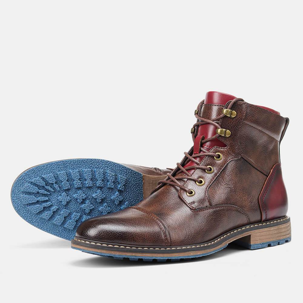 Men's Classic Oxford Boots for Business and Casual Wear