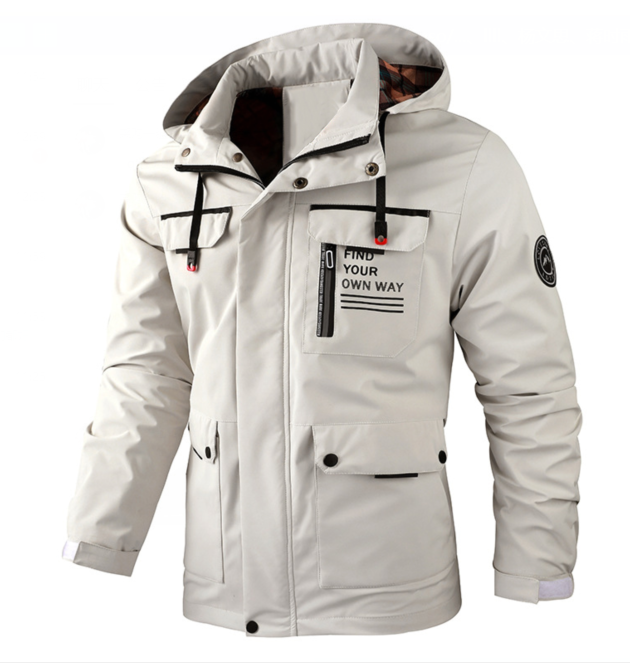 Men's Lightweight Waterproof Rain Jacket for Winter
