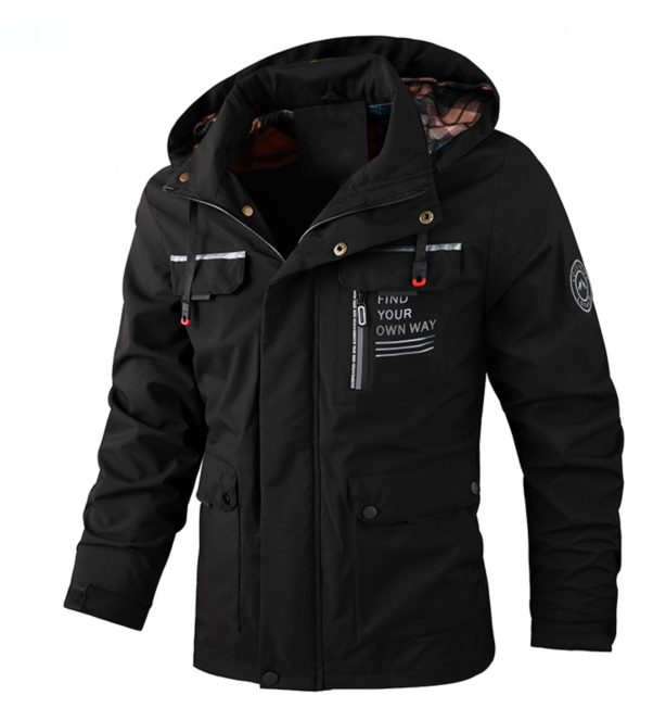 Men's Lightweight Waterproof Rain Jacket for Winter