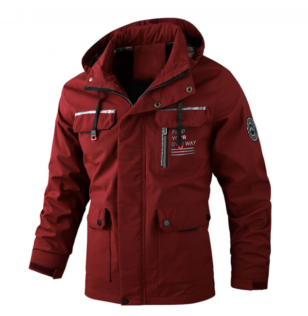 Men's Lightweight Waterproof Rain Jacket for Winter