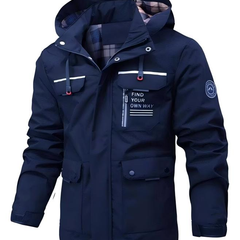 Men's Lightweight Waterproof Rain Jacket for Winter