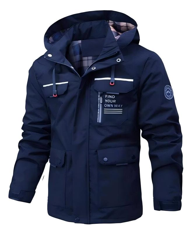 Men's Lightweight Waterproof Rain Jacket for Winter