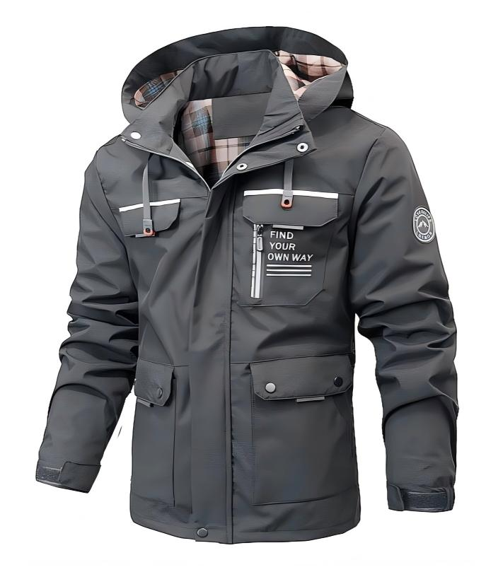 Men's Lightweight Waterproof Rain Jacket for Winter