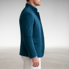 Men's Modern Button Cardigan with Tailored Fit and Deep Pockets