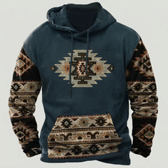 Men's Relaxed Winter Hoodie with Warm Lined Interior