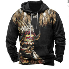 Men's Relaxed Winter Hoodie with Warm Lined Interior