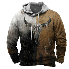 Men's Relaxed Winter Hoodie with Warm Lined Interior