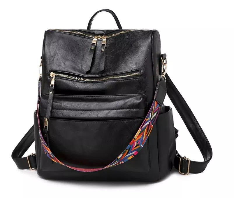Spacious Convertible Backpack with Top Handle