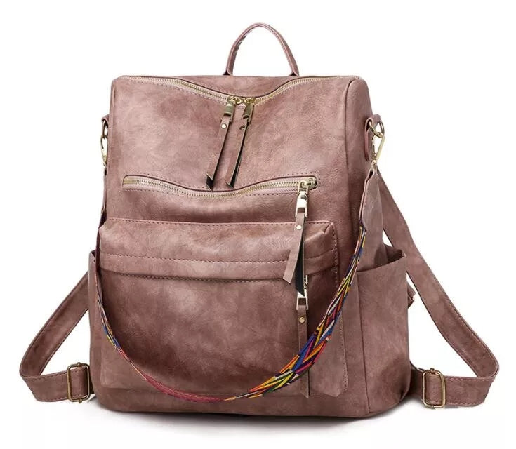 Spacious Convertible Backpack with Top Handle